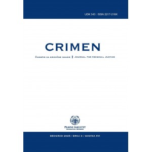 CRIMEN - часопис за кривичне науке 3/2025